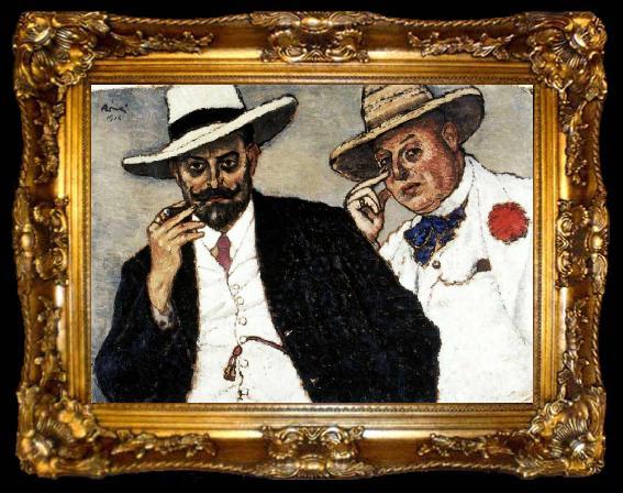 framed  Jozsef Rippl-Ronai Lajos and odon, ta009-2